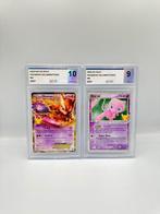 Pokémon - 2 Graded card - MEWTWO EX HOLO & MEW EX HOLO -, Nieuw