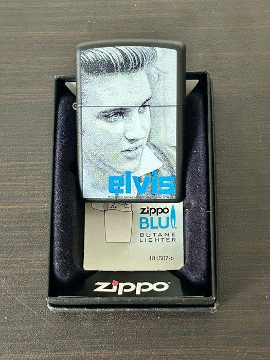 Zippo, Epe - E08 - Elvis presley drawing + Giftbag - Zonder, Verzamelen, Rookartikelen, Aanstekers en Luciferdoosjes