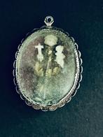 Reliekhouder - Zilver - 1700-1750 - Sint-Antonius met het, Antiek en Kunst