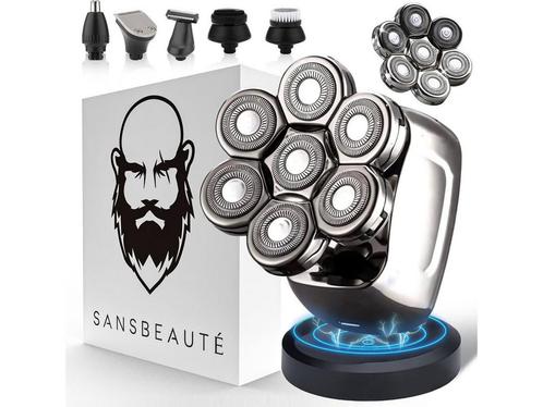 6-in-1 Scheerapparaat Mannen + Extra Scheerkop – Trimmer -, Huis en Inrichting, Woonaccessoires | Overige, Zo goed als nieuw, Verzenden