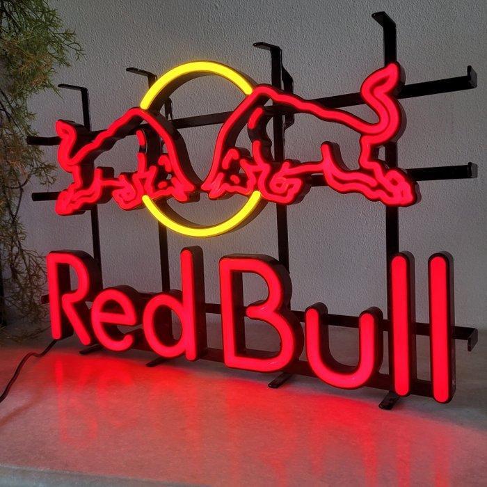RedBull Lichtreclame - Reclamebord met, Antiek en Kunst, Antiek | Wandborden en Tegels