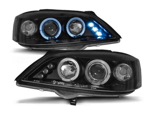 Angel Eyes koplampen Black geschikt voor Opel Astra G, Autos : Pièces & Accessoires, Éclairage, Envoi
