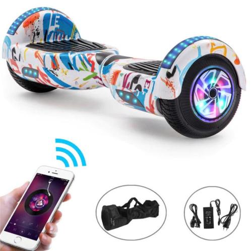 Elektrisch E-Scooter Hoverboard met Bluetooth Speaker - 6.5, Fietsen en Brommers, Scooters | Overige merken, Nieuw, Verzenden
