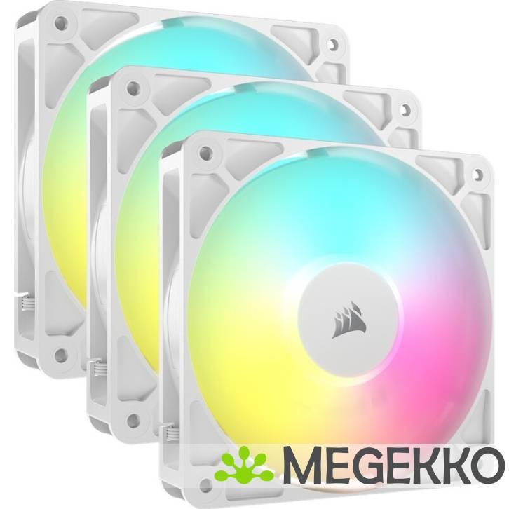 Corsair RS120 ARGB Triple Pack White, Computers en Software, Computerkoelers, Nieuw, Verzenden