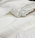 100% Puur LINO Fibra Nobile Bianco Naturale - Niet strijken