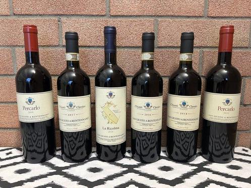 San Giusto a Rentennano: Chianti 2016, 2017, 2018 & Ricolma, Verzamelen, Wijnen