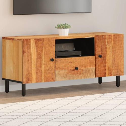 vidaXL Meuble TV 105x33x46 cm Bois dacacia massif, Huis en Inrichting, Kasten |Televisiemeubels, Verzenden