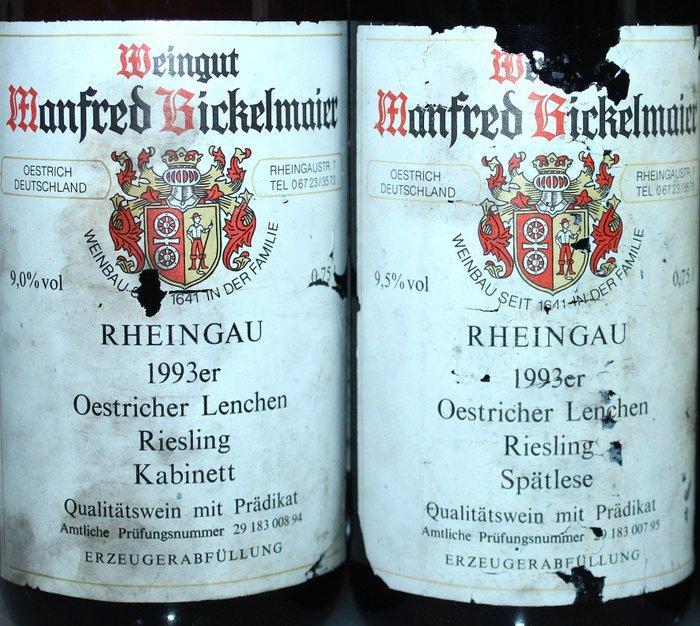 1993 + 1997 + 2000 Riesling Spätlese + Kabinett (both sweet), Collections, Vins