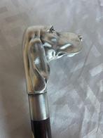 Canne de marche - Chien de chasse - Argent 925/1000