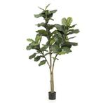 Kunstplant - Ficus Lyrata - Tabaksplant - 180 cm, Maison & Meubles