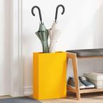 vidaXL Opslaghaak & Rek met opslag Mosterdgeel 28 x 12 x 41, Huis en Inrichting, Woonaccessoires | Paraplubakken, Verzenden, Nieuw
