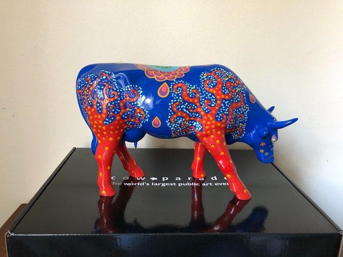 Beeldje - Cow Parade, Cowparade. Folk Cow. Large. - Poly, Antiek en Kunst, Curiosa en Brocante