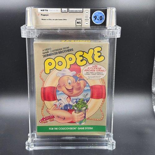 Parker Brothers - ColecoVision - Popeye  WATA 9.4  Arcade, Games en Spelcomputers, Spelcomputers | Overige Accessoires