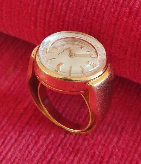 Ring - 18 karaat Geel goud - Longines Horloge, Handtassen en Accessoires, Ringen
