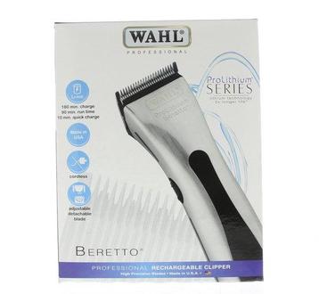 Wahl Beretto ProLithium, brushed chrome tondeuse, Verzenden