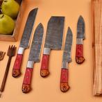 Keukenmes - Chefs knife - Damaststaal, Pakkahout - Noord