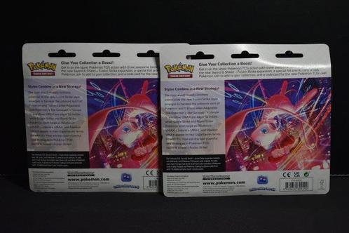 Pokémon - 2 Blisterverpakking - Fusion Strike 3-Pack, Hobby en Vrije tijd, Verzamelkaartspellen | Pokémon