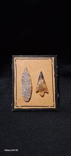 Neolithisch Vuursteen Prachtige pijlpunten en lans uit de, Antiek en Kunst