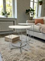 Maconi - Bijzettafel (2) - Silver - metallo cromato/laminato