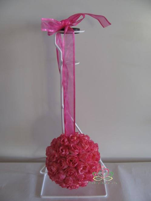 Bloemenbal pomander roseball hot pink nr34, Hobby en Vrije tijd, Knutselen, Nieuw