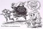 Pentekening Amerika - Spongebob (lijst optie, Tekeningen), Antiek en Kunst, Verzenden