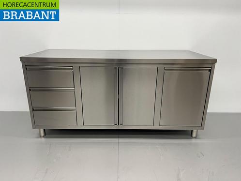 HCB inox Armoire de travail Table de travail 2 portes, Zakelijke goederen, Horeca | Overige, Verzenden