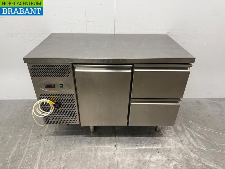 RVS Studio 54 Koelwerkbank 1 Deur 2 Laden 126 cm 230V Horeca, Zakelijke goederen, Horeca | Keukenapparatuur, Ophalen of Verzenden