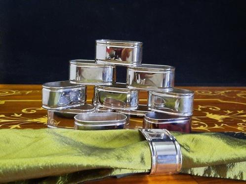 Rond de serviette (12) - Plaqué(e) argent, Antiek en Kunst, Antiek | Meubels | Tafels