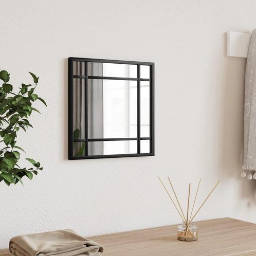 vidaXL Miroir mural noir 30x30 cm carré fer, Maison & Meubles, Accessoires pour la Maison | Miroirs, Neuf, Envoi