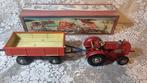 Gama - Jouet en étain - Gama 180/4 Tractor & Trailer, Boxed