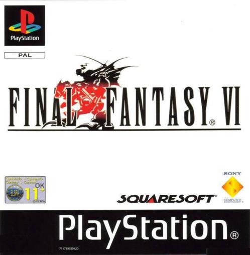 Final Fantasy VI (Beschadigd Hoesje) (PS1 Games), Consoles de jeu & Jeux vidéo, Jeux | Sony PlayStation 1, Enlèvement ou Envoi