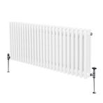 Traditionele 3 Kolom Radiator - 600 x 1192mm - Wit, Doe-het-zelf en Bouw, Verzenden, Nieuw