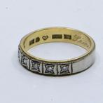 Ring - 18 karaat Geel goud - 0.13ct. tw. Diamant, Handtassen en Accessoires, Ringen, Nieuw