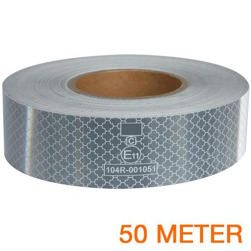 Reflecterende tape ECE R104 WIT 50 meter, Autos : Pièces & Accessoires, Carrosserie & Tôlerie, Enlèvement ou Envoi