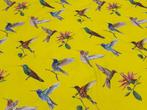 Katoenen meubelstof voor bekleding Colibrì op zonnig geel -