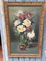 Escuela española (XIX), firmado Lengo - Vase a fleurs