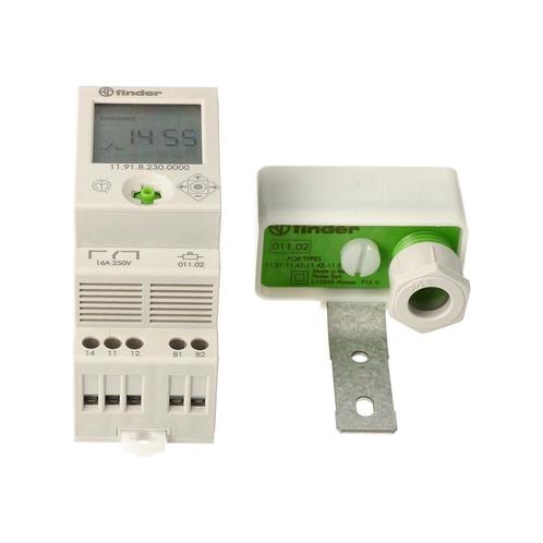 Finder 11 Schemerschakelaar voor DIN-rail - 11.91.8.230.0000, Doe-het-zelf en Bouw, Elektriciteit en Kabels, Verzenden