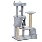 TRUUSK Krabpaal met Kattengrot en Ladder - Hoogte 100 cm - K, Verzenden, Nieuw