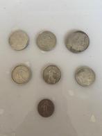France. Lot de 7 monnaies (1 Franc a 100 Francs) dont 6 en