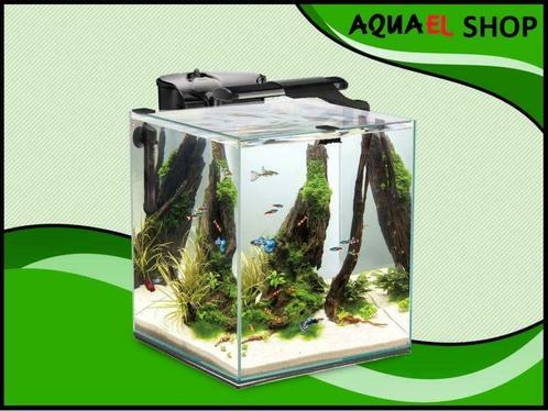 Aquael nano cube set duo - 49 liter zwart aquarium, Animaux & Accessoires, Poissons | Aquariums & Accessoires, Envoi