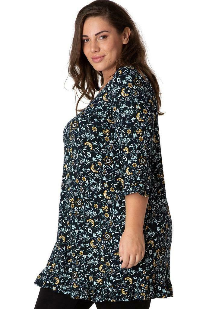 Tuniek Yesta ruche zoom mouw 88CM maat 50, Kleding | Dames, Blouses en Tunieken, Verzenden