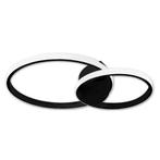 LED Moderne Plafondlamp Dimbaar 60watt Zwart CCT 3000, Verzenden