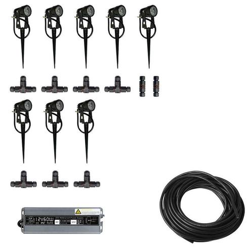 8x LED grond spot - 12V - 3 watt - complete set, Telecommunicatie, Zenders en Ontvangers, Verzenden