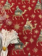 san Leucio - Grote kersttafelkleed Gobelin tapijt met de, Antiek en Kunst, Antiek | Tapijten, Tafelkleden en Textiel
