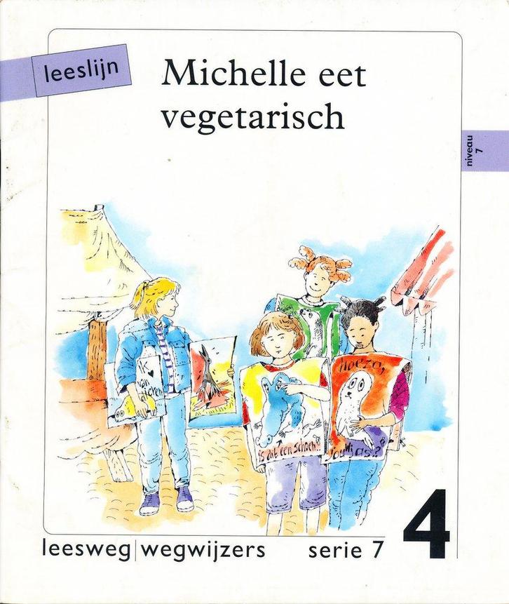 Leeslijn versie 1 wegwijzers serie 7 deel 4 Michelle eet veg, Boeken, Schoolboeken, Verzenden