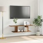 vidaXL TV Kast Bruin 103 x 30 x 26.5 cm Bewerkt hout, Huis en Inrichting, Kasten |Televisiemeubels, Verzenden, Nieuw