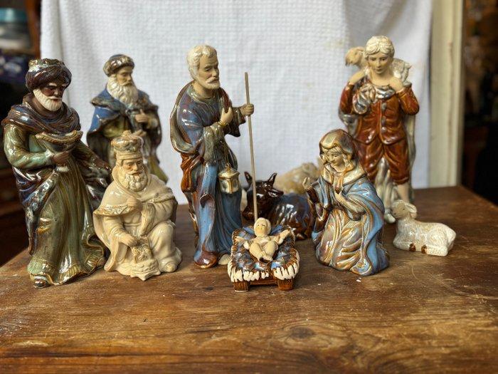 Kerststal (10) - Keramiek - 30 cm, Antiek en Kunst, Antiek | Boeken en Manuscripten