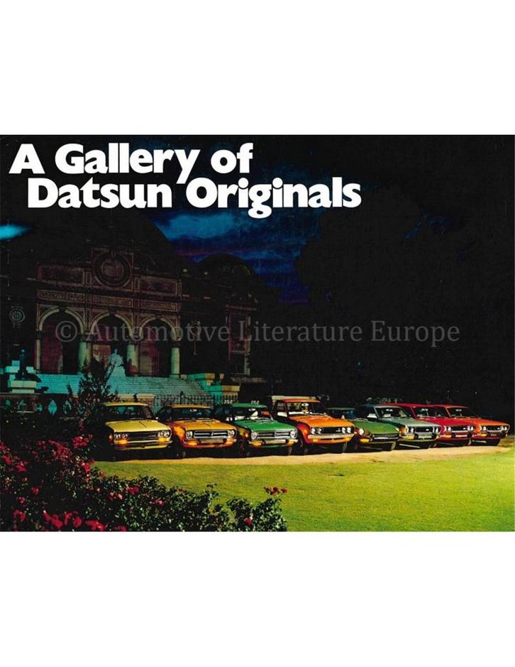 1972 DATSUN PROGRAMMA BROCHURE ENGELS, Livres, Autos | Brochures & Magazines