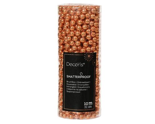 Actie parelketting, 8 mm pompoen oranje /rol +/-10 m, Huis en Inrichting, Woonaccessoires | Kunstplanten en Kunstbloemen, Nieuw
