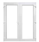 PVC  Dubbele deur Premium Plus b180xh215 cm Wit